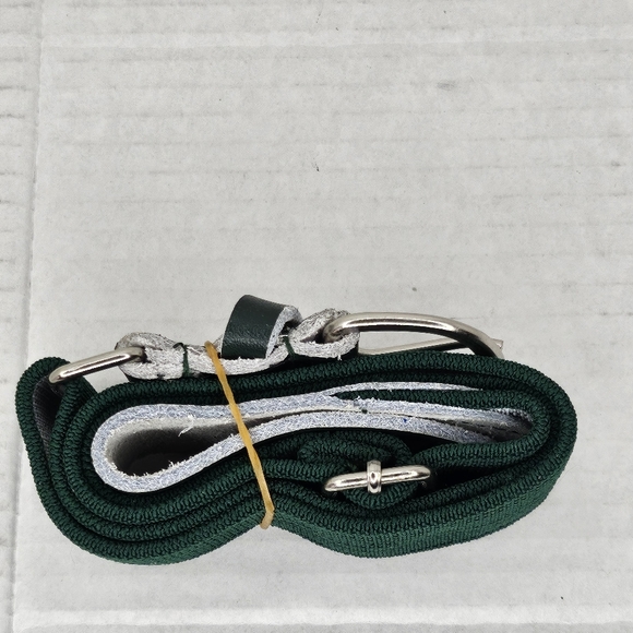 New Martin Sports BBY125 Baseball Belt Youth Dark Green Genuine Leather - Picture 6 of 10